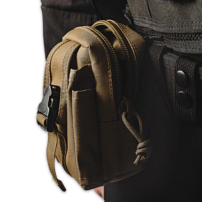 M48 Gear Tactical Belt Pouch Tan Survival & Camping Gear