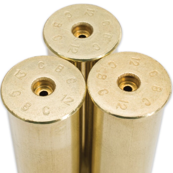 Magtech 12 Gauge Unprimed Brass Shotshell Hulls - Box of 25. 