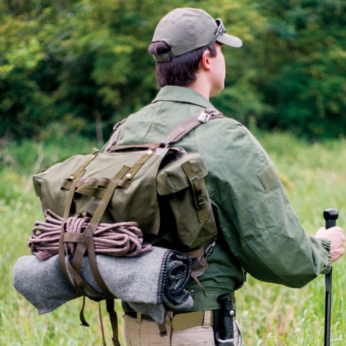 Swiss M90 Used Rubber Rucksack Free Shipping!