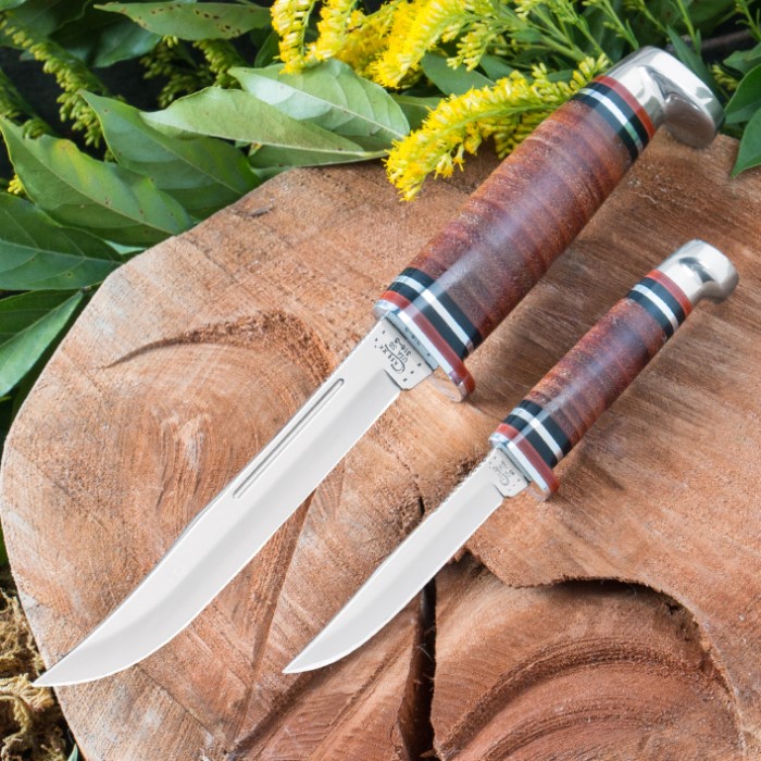 Case Leather TwoKnife Set Kennesaw Cutlery