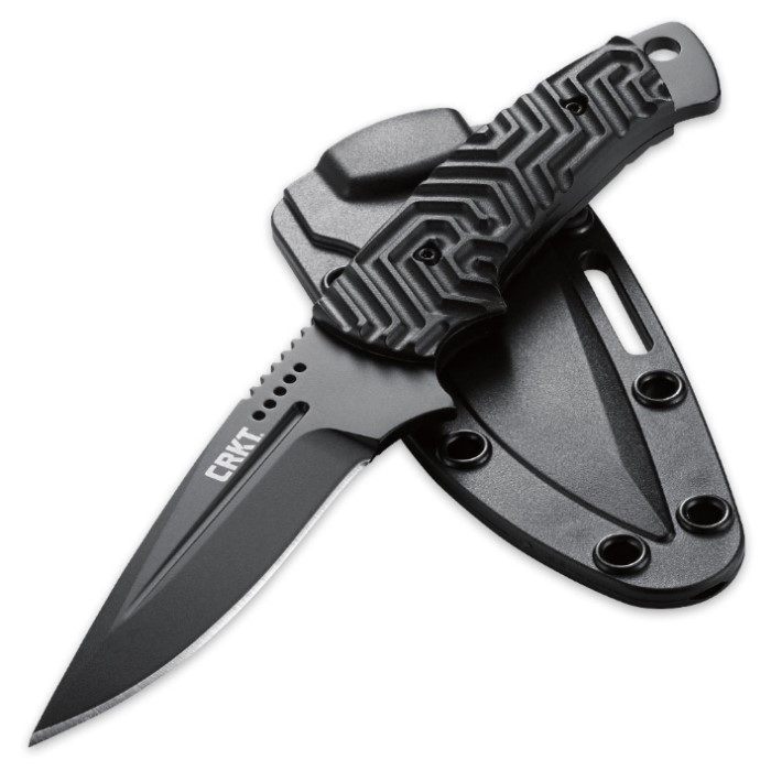 CRKT Acquisition Tactical Fixed Blade Knife with Molded Sheath