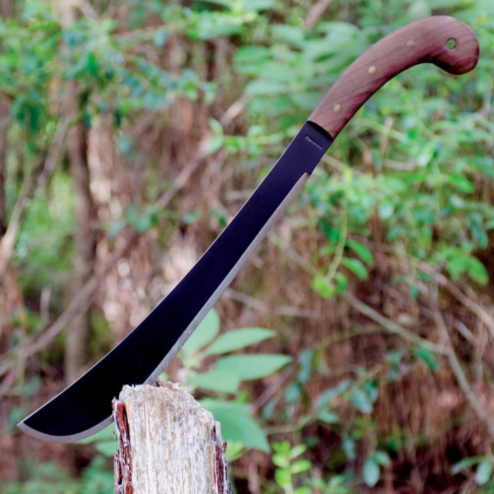 Condor Golok Machete with Leather Sheath | BUDK.com - Knives & Swords ...