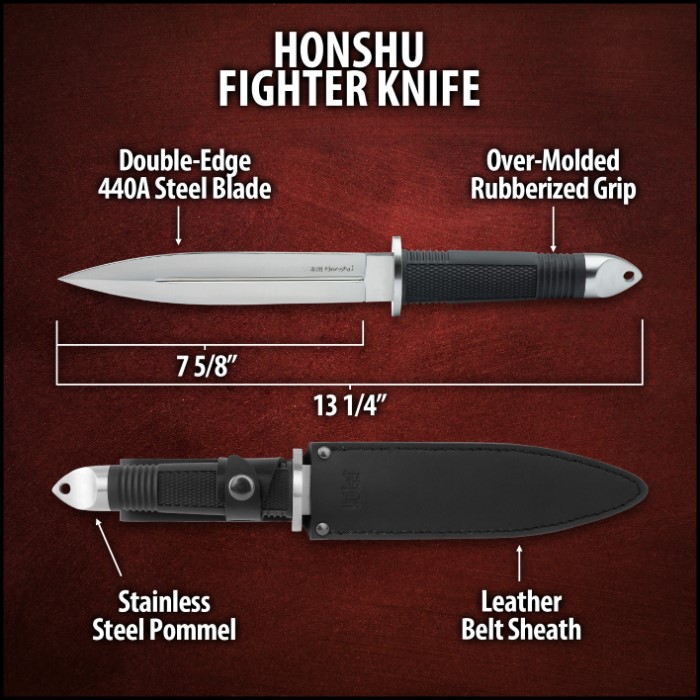 United Cutlery Honshu Fighter Knife | BUDK.com - Knives & Swords At The ...