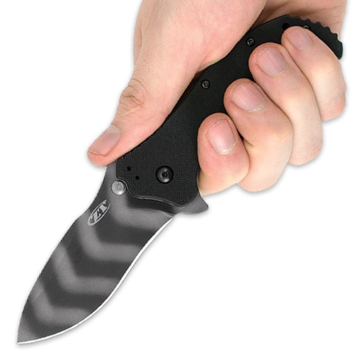 Zero Tolerance 0350TS Tiger Stripe Assisted Opening Folding Pocket