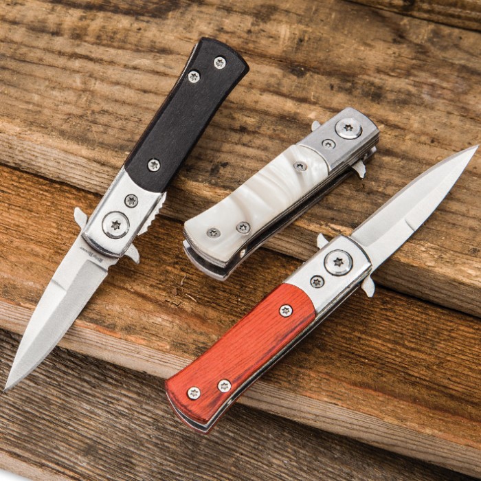 Three-Pack Mini Pocket Knives | BUDK.com - Knives & Swords At The ...