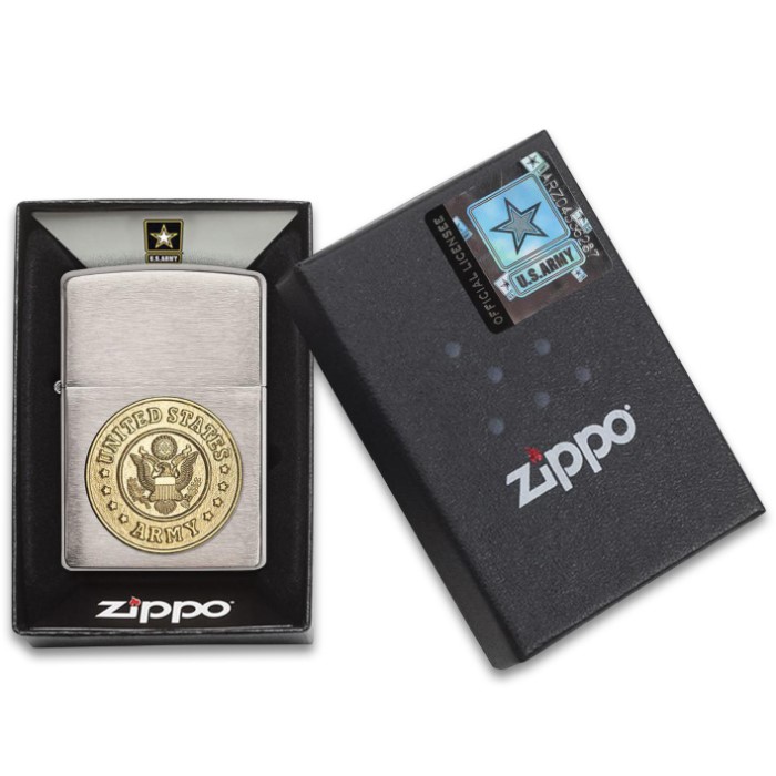 Zippo USA Army Seal 280ARM True Swords