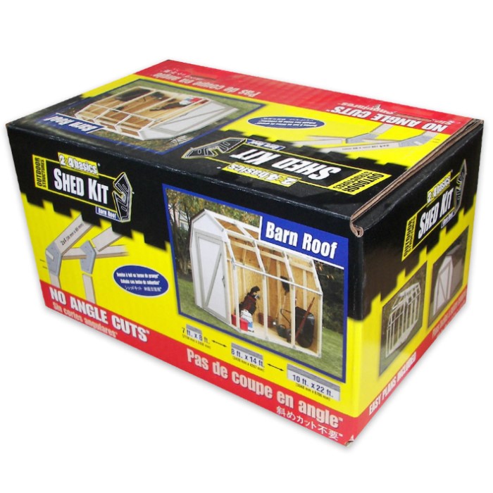 2x4 Basics DIY Shed Kit - Free Shipping!