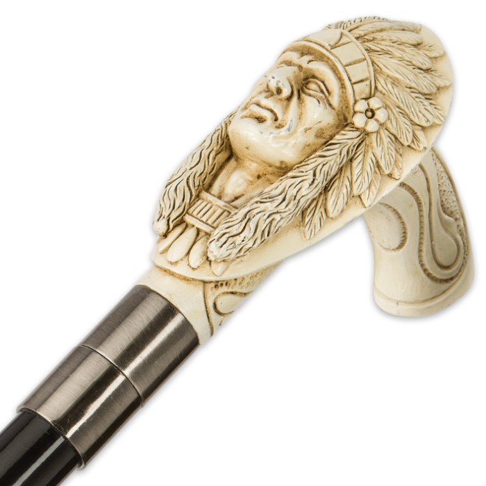Indian Chief Sword Cane Knives & Swords At The Lowest Prices!