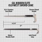 Gil Hibben Old West Sword Cane | True Swords