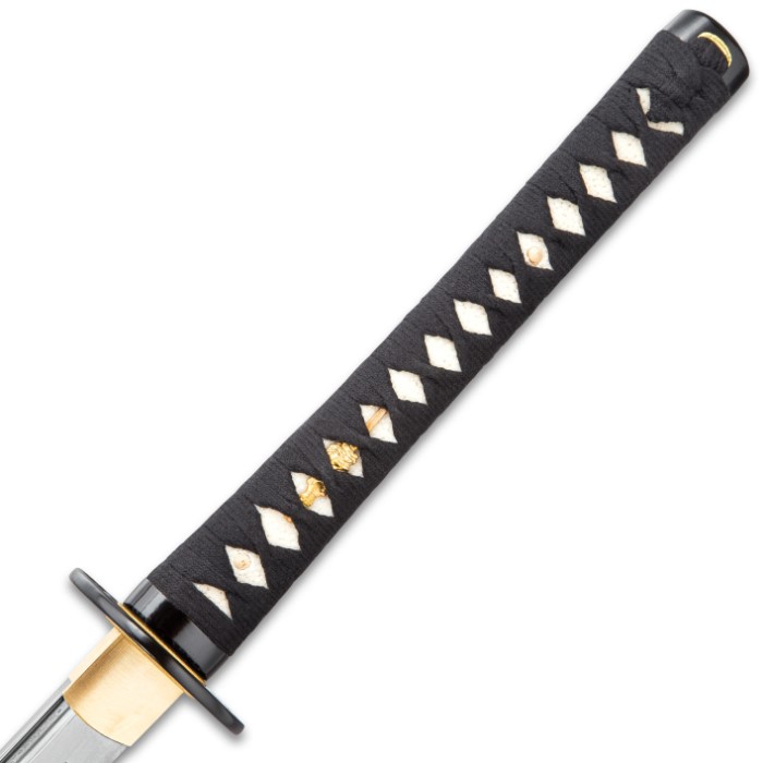 Shinwa Dark Knight Damascus Steel Katana | BUDK.com - Knives & Swords ...