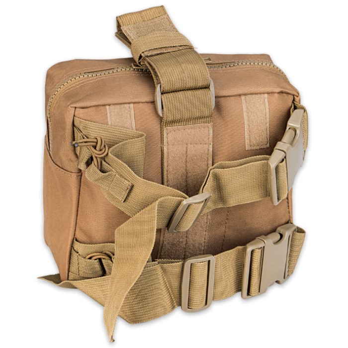 M48 Gear Military Tactical Leg Bag Tan Kennesaw Cutlery