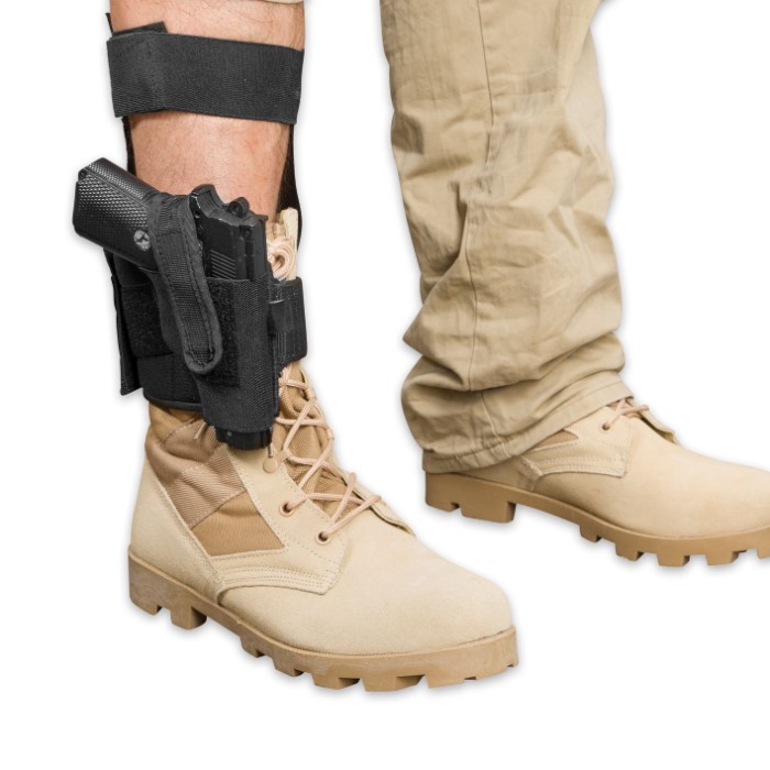 M48 OPS Concealed Ankle Holster Black Knives & Swords At