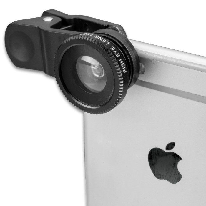 Universal Cell Phone Camera ClipOn Lens FishEye, Macro, WideAngle