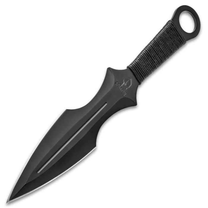 Super Spartan Throwing Dagger With Nylon Sheath - Stainless Steel