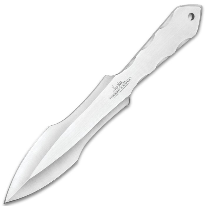 Gil Hibben Champion Throwing Knife Set With Sheath Solid, OnePiece