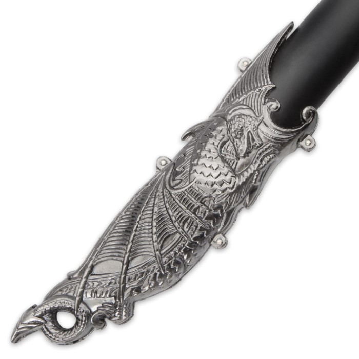 Dreadfire Dragon Decorative Sword And Metal Accented Sheath - Stainless ...