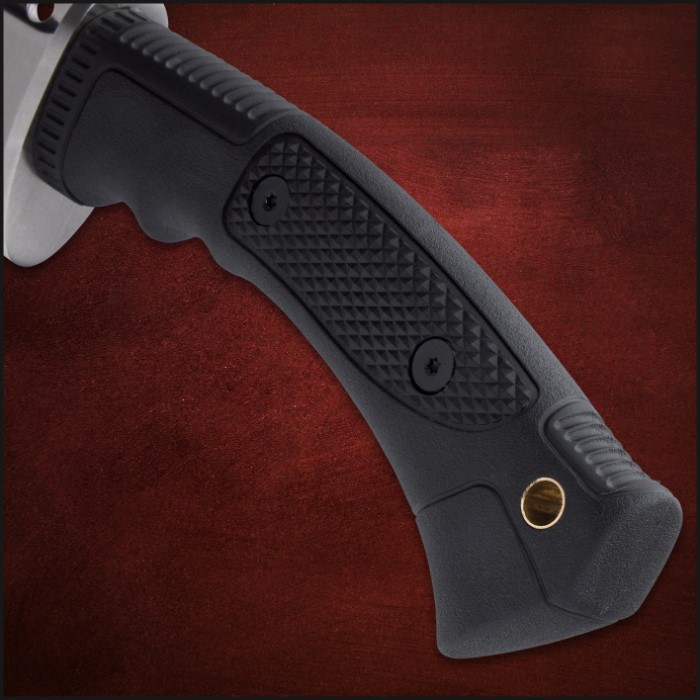 Honshu Boshin Kukri with Genuine Leather Belt Sheath Full Tang 19 5/8" Gurkha Machete Fixed