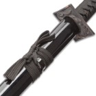 Shinwa Abyss Handmade Katana Samurai Sword Double Edged Hand