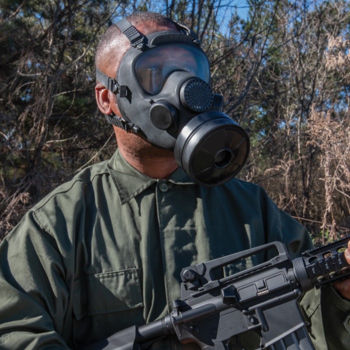 Polish Gas Mask MP5 With Filter And Transport Bag - Like New ...